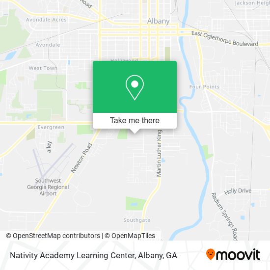 Nativity Academy Learning Center map