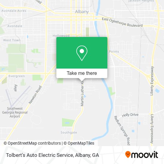 Tolbert's Auto Electric Service map