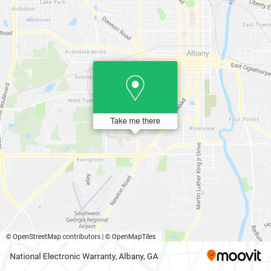 Mapa de National Electronic Warranty