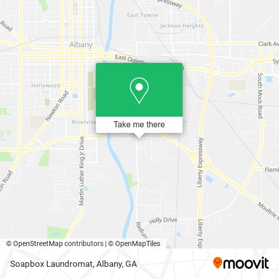 Mapa de Soapbox Laundromat