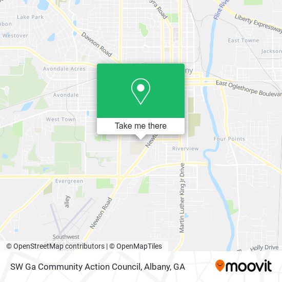 Mapa de SW Ga Community Action Council