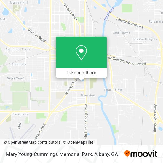 Mary Young-Cummings Memorial Park map