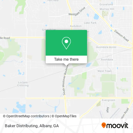 Mapa de Baker Distributing