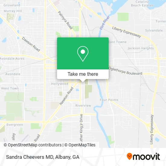 Sandra Cheevers MD map
