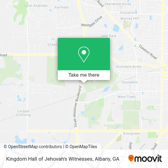 Mapa de Kingdom Hall of Jehovah's Witnesses