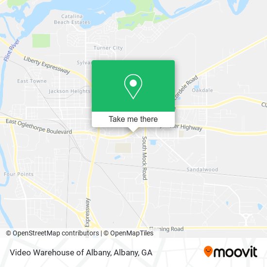 Mapa de Video Warehouse of Albany