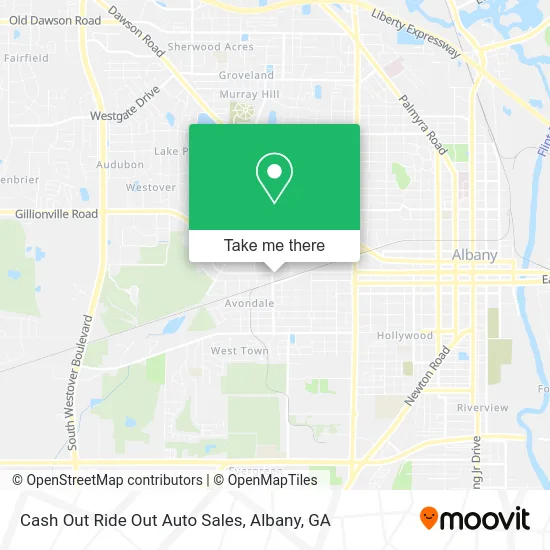 Cash Out Ride Out Auto Sales map