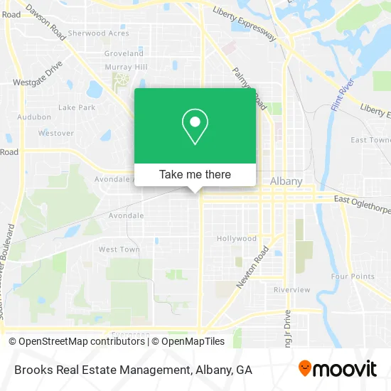 Brooks Real Estate Management map