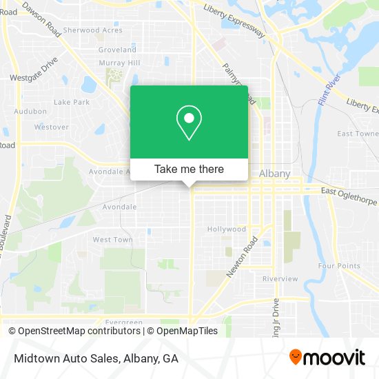 Midtown Auto Sales map