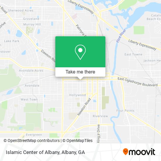 Islamic Center of Albany map