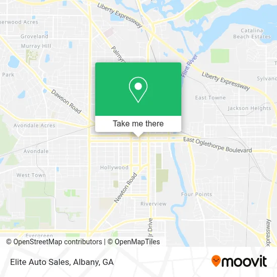 Elite Auto Sales map