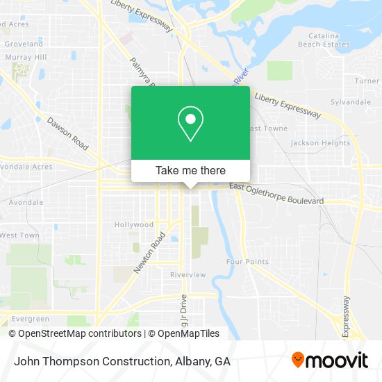 Mapa de John Thompson Construction