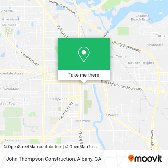 Mapa de John Thompson Construction