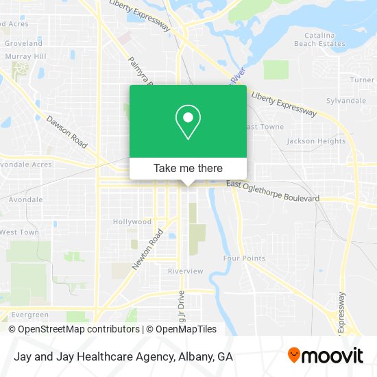 Jay and Jay Healthcare Agency map