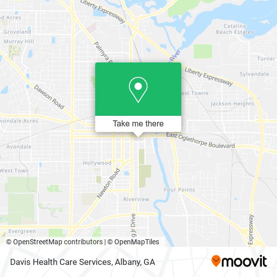 Mapa de Davis Health Care Services