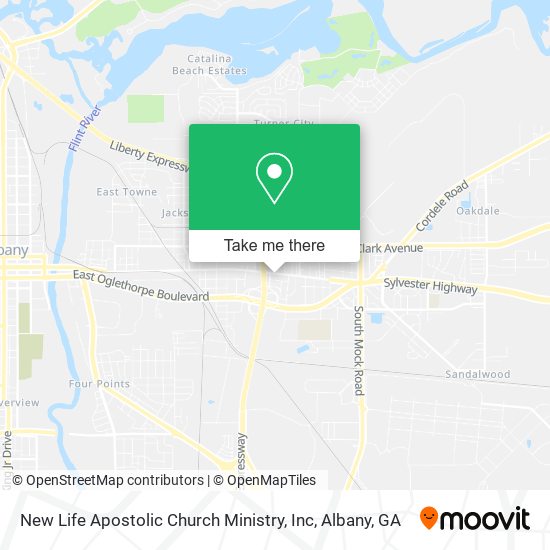 New Life Apostolic Church Ministry, Inc map