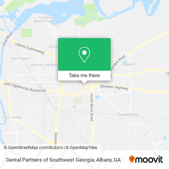 Dental Partners of Southwest Georgia map