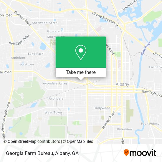 Mapa de Georgia Farm Bureau
