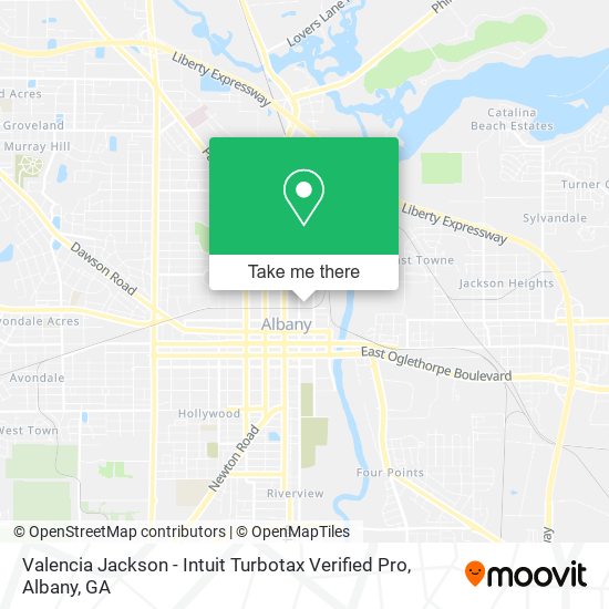 Valencia Jackson - Intuit Turbotax Verified Pro map