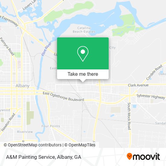 Mapa de A&M Painting Service