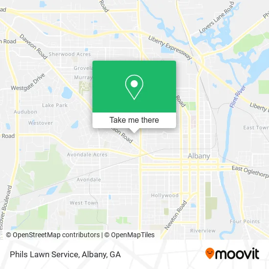 Mapa de Phils Lawn Service