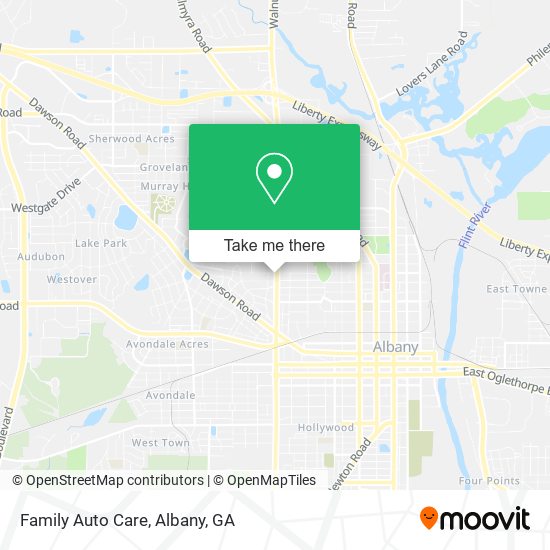 Family Auto Care map