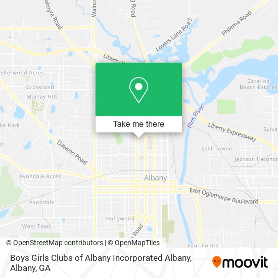 Mapa de Boys Girls Clubs of Albany Incorporated Albany