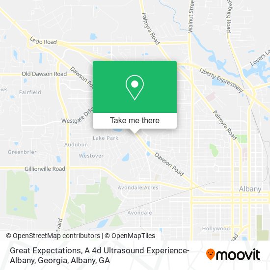 Mapa de Great Expectations, A 4d Ultrasound Experience-Albany, Georgia