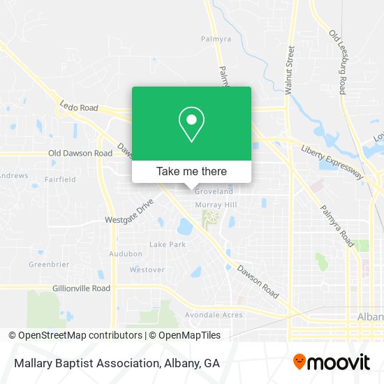 Mallary Baptist Association map