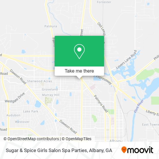 Sugar & Spice Girls Salon Spa Parties map