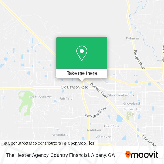 Mapa de The Hester Agency, Country Financial