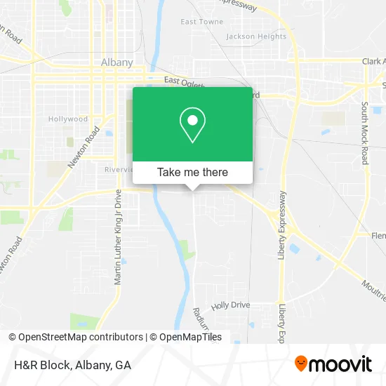 H&R Block map