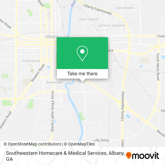 Southwestern Homecare & Medical Services map
