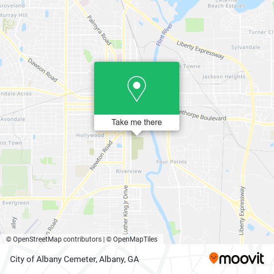 Mapa de City of Albany Cemeter