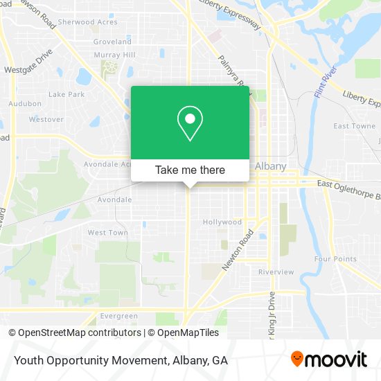 Youth Opportunity Movement map