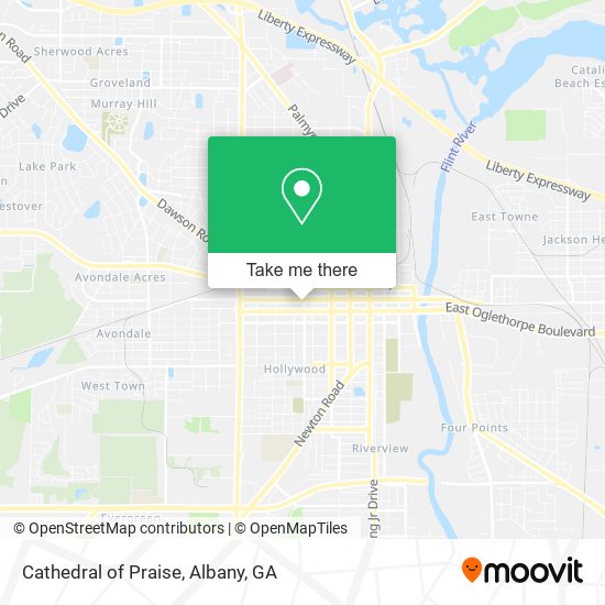 Cathedral of Praise map