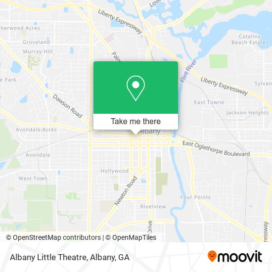 Albany Little Theatre map
