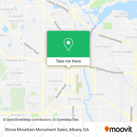 Mapa de Stone Mountain Monument Sales