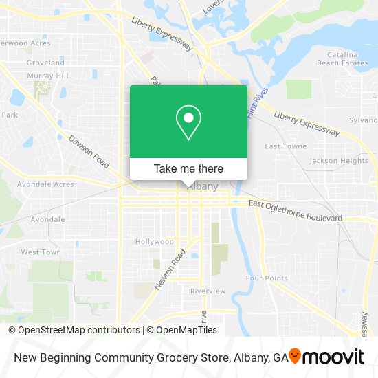 Mapa de New Beginning Community Grocery Store