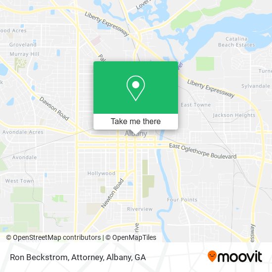 Ron Beckstrom, Attorney map