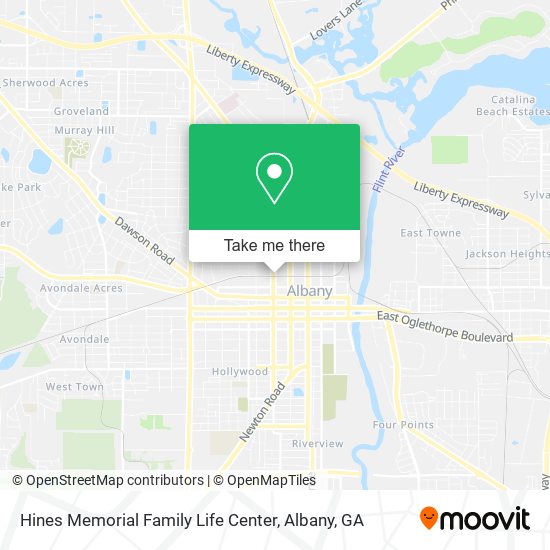 Mapa de Hines Memorial Family Life Center