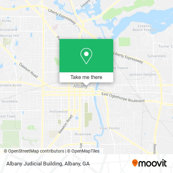 Albany Judicial Building map