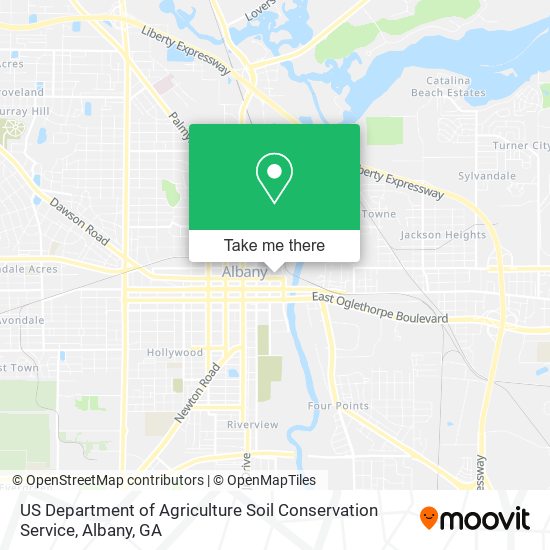 US Department of Agriculture Soil Conservation Service map