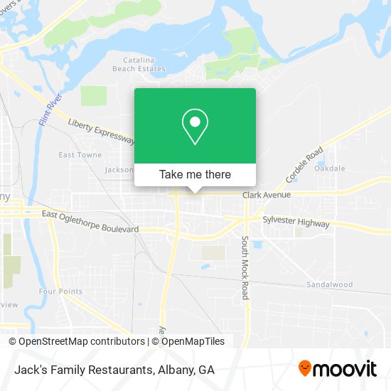 Jack's Family Restaurants map