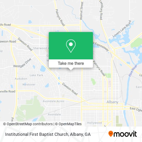 Mapa de Institutional First Baptist Church