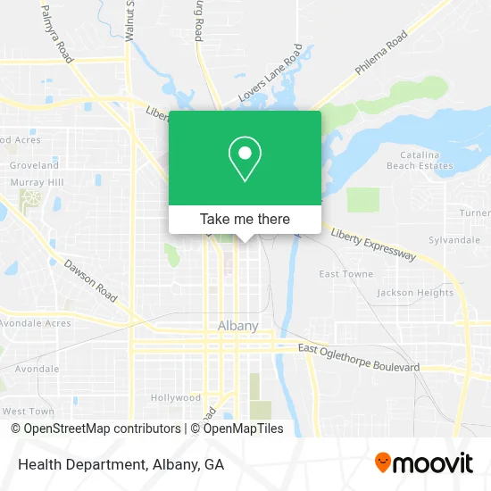 Health Department map