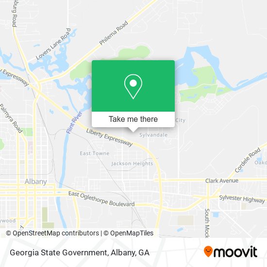 Georgia State Government map