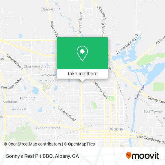 Mapa de Sonny's Real Pit BBQ