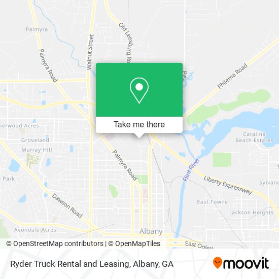 Ryder Truck Rental and Leasing map