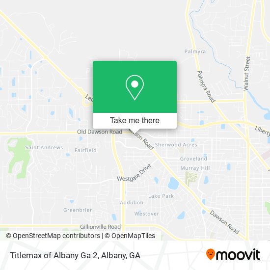 Titlemax of Albany Ga 2 map
